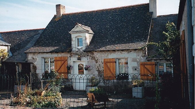 Maison avec des matériaux locaux