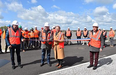 Inauguration de la station d'épuration de Mésanger