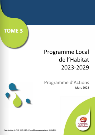 Programme d'actions du Programme Local de l'Habitat 2023-29