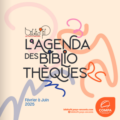 Une de l'agenda biblio'fil Février à juin 2025