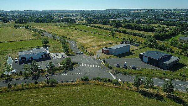 Vue aérienne Zone d'activités Les Molières - Vallons-de-l'Erdre