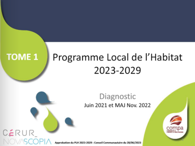 Diagnostic du Programme Local de l'Habitat 2023-29