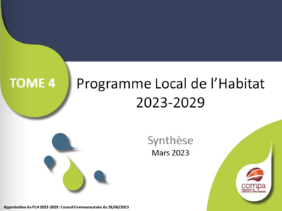 Synthèse du Programme Local de l'Habitat 2023-29