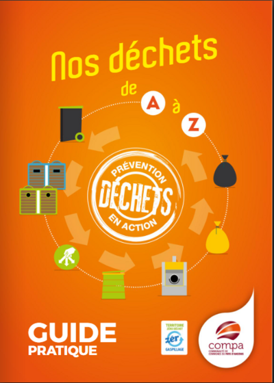 Une du guide pratique des déchets de A à Z COMPA