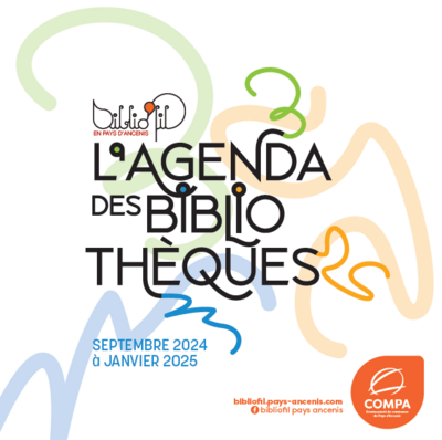 Une de l'agenda des bibliothèques septembre 2024 - janvier 2025