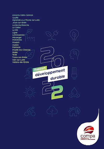 Une du Rapport de Développement durable 2022 de la COMPA