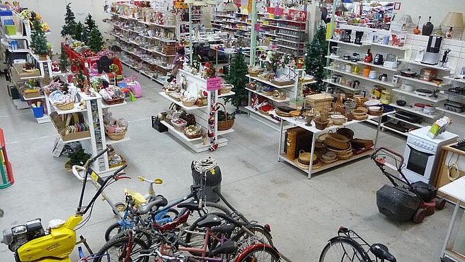 Boutique de l'écocyclerie du Pays d'Ancenis