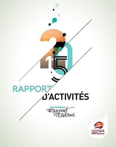 Une du rapport d'activités COMPA 2015