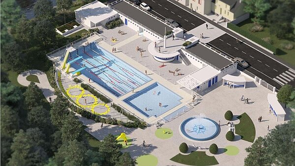 Projet de réhabilitation de la piscine Alexandre Braud à Vallons-de-l'Erdre