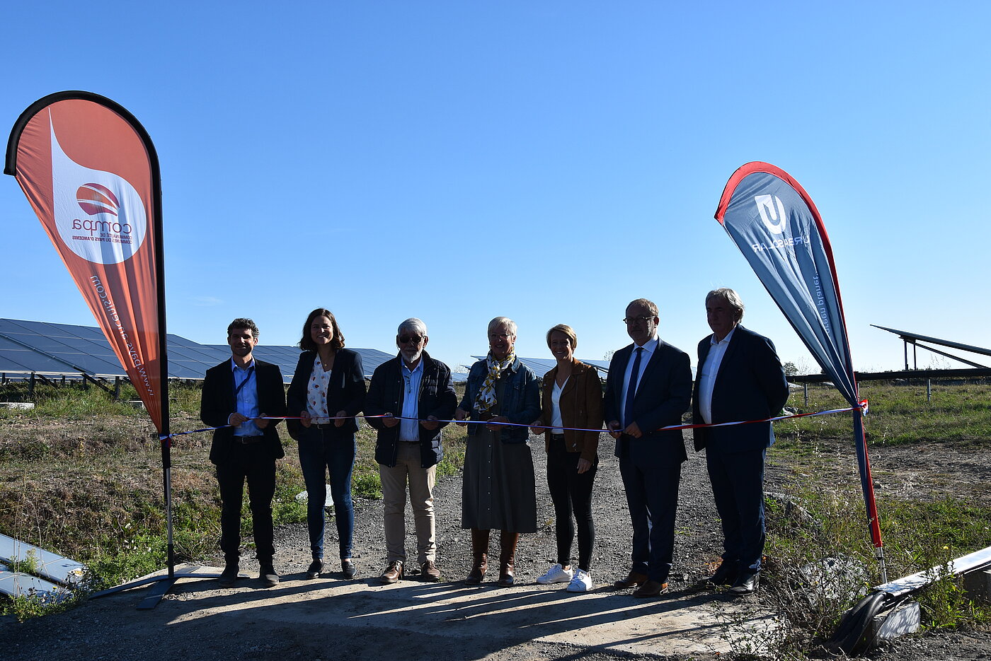 Inauguration de la Centrale photovoltaïque du Pays d'Ancenis