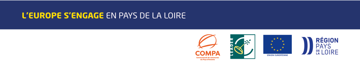 Logos COMPA LEADER Europe Région Pays de la Loire